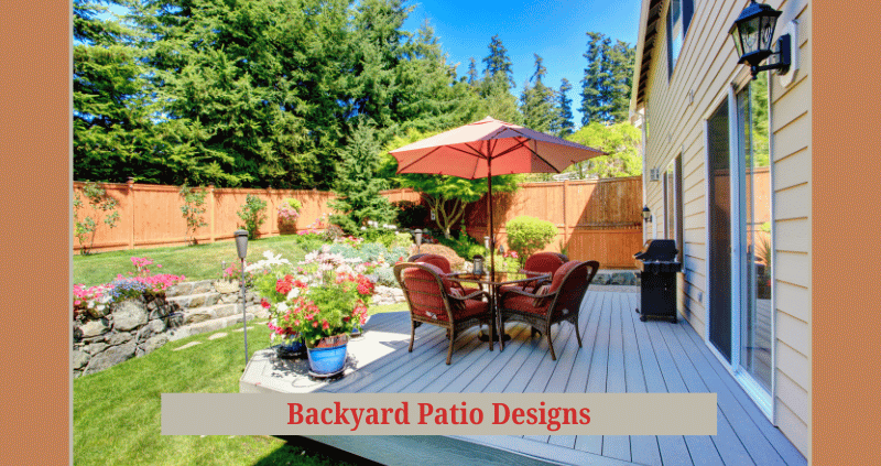 patio and Pergola - backyard Patio designs