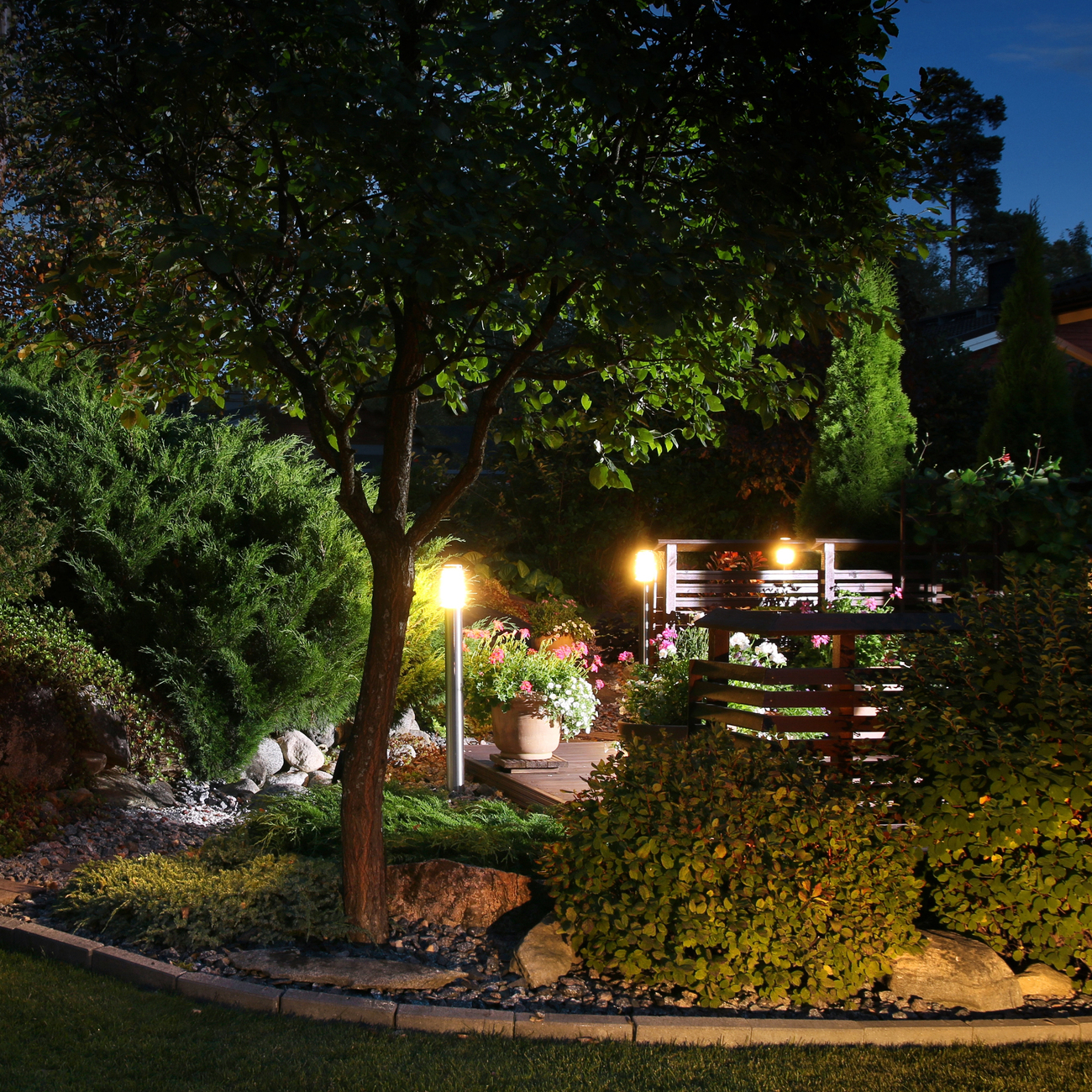 H-H-Contractors-Services-Landscape-lighting Landscape Lighting Solutions Landscaping Gallery