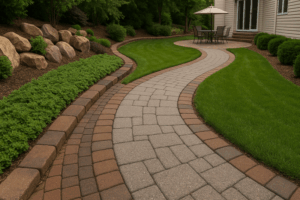 Concrete and masonry walkways and garden paths - Concrete Landscaping