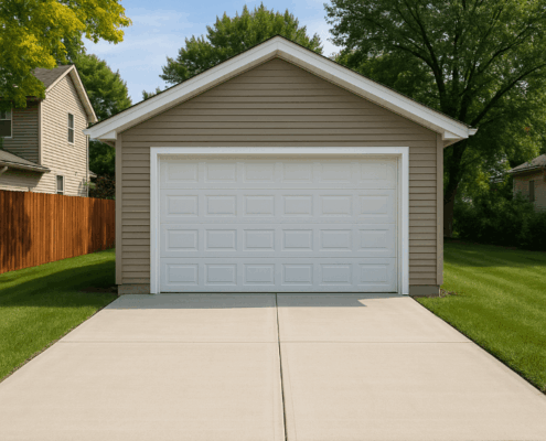 oncrete garage pad
