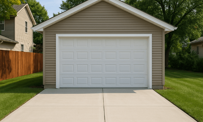 oncrete garage pad