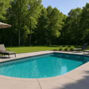concrete pool deck