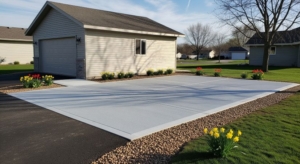 Concrete Garage pad