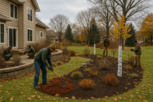Preparing your landscape for winter- mulching