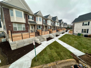 interlock block retaining wall system