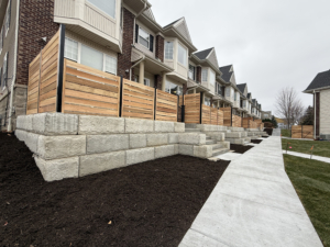 Structural Block Retaining Wall for Multi complex