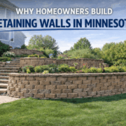 Why Homeowners Build Retaining Walls in Minnesota