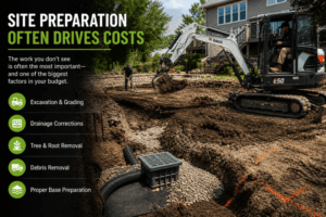 Budgeting for outdoor landscaping- what drives costs up